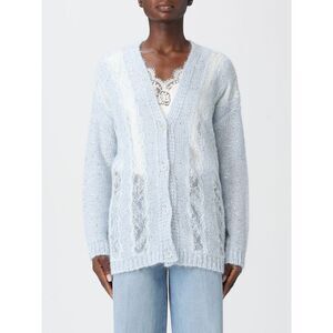Ermanno Firenze Sweater Woman Gnawed Blue